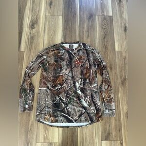 Badlands men’s Camouflage bio-thermic hunting Long Sleeve Shirt size 2XL